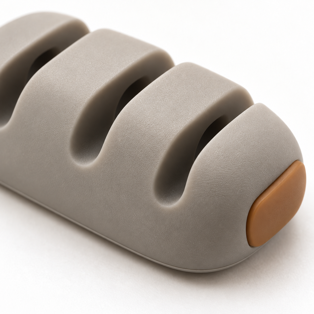 Three-Slot Cable Clips - Set of 4