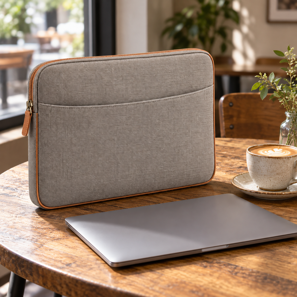 Warm Grey Laptop Sleeve