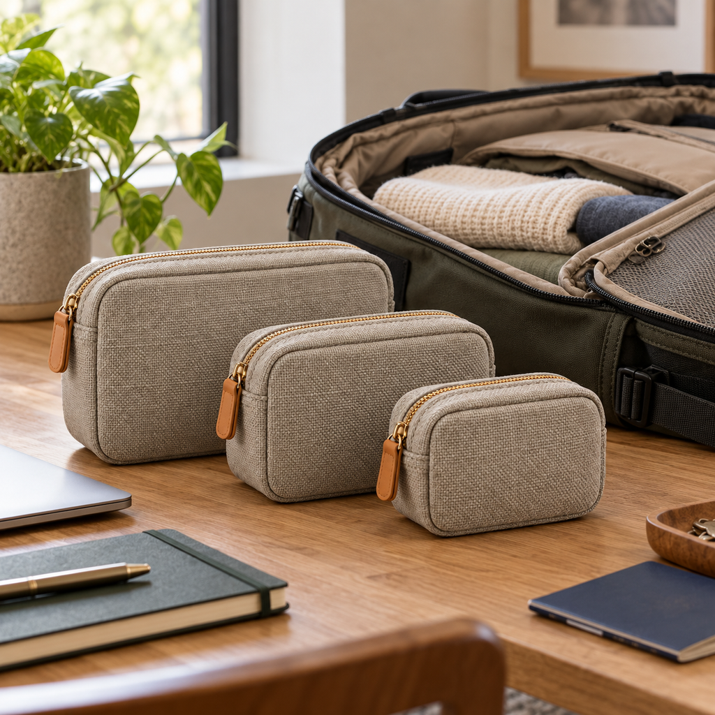 Cable Organizer Pouches - Set of 3